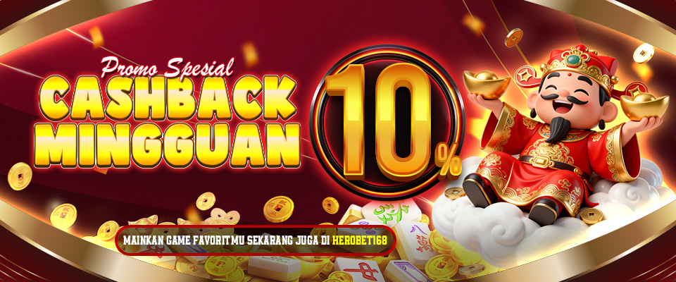 Bonus Cashback Mingguan - HEROBET168